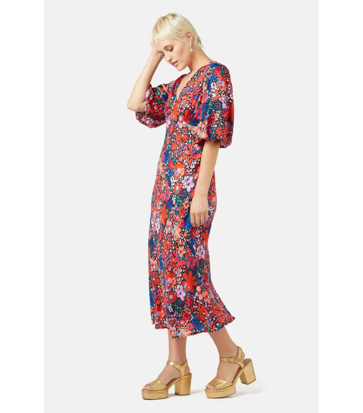 Gorman Petal Dance Party Dress Print Size AU 12 - Image 3