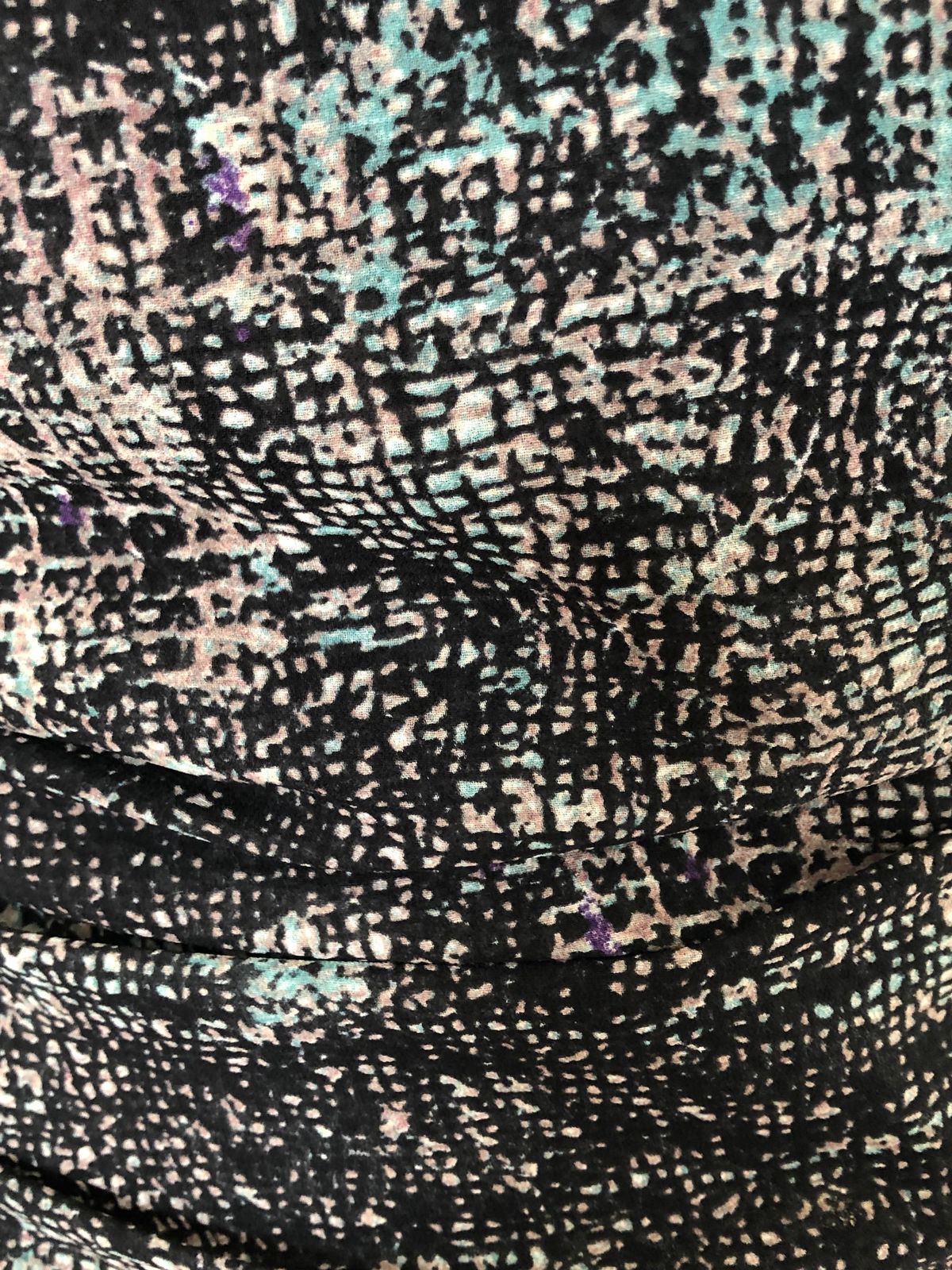 Iro Print Dress Heidi Black Grey Size 10 - Image 4