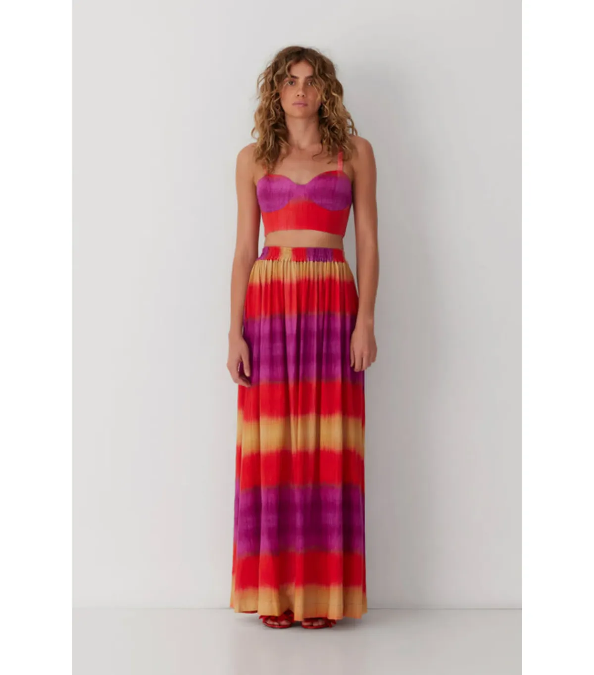 The Wolf Gang Siesta Top and Maxi Skirt Set in Solstice Size XL / AU 14 - Image 1