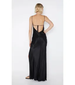 Bec & Bridge Ren Split Maxi Dress Black Size AU 8 for rent on The Volte - image 4