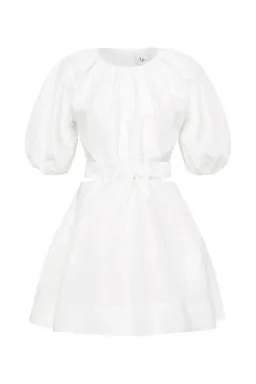 Aje Mimosa Cut Out Mini Dress Ivory Size AU 10 for rent on The Volte - image 3