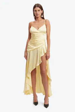 Bardot Sorella Midi Dress in Canary Yellow Size S / AU 8 for rent on The Volte - image 2