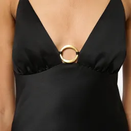 Manning Cartell Liquid Asset Slip Dress Black Size 8 for rent on The Volte - image 4