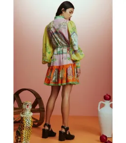 Alemais Monti Mini Dress Multi Size AU 10 for rent on The Volte - image 2