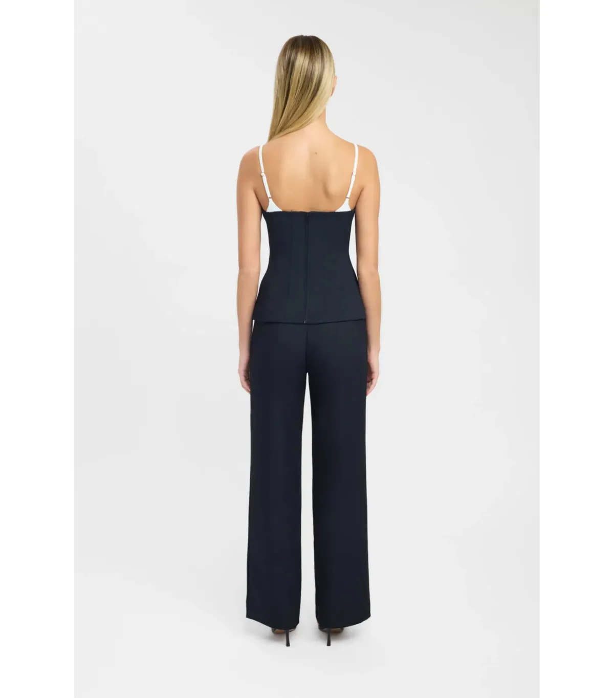 Kookai Ariel Contrast Top Black Size 38 / AU 10 - Image 3