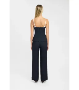 Kookai Ariel Contrast Top Black Size 38 / AU 10 for rent on The Volte - image 3