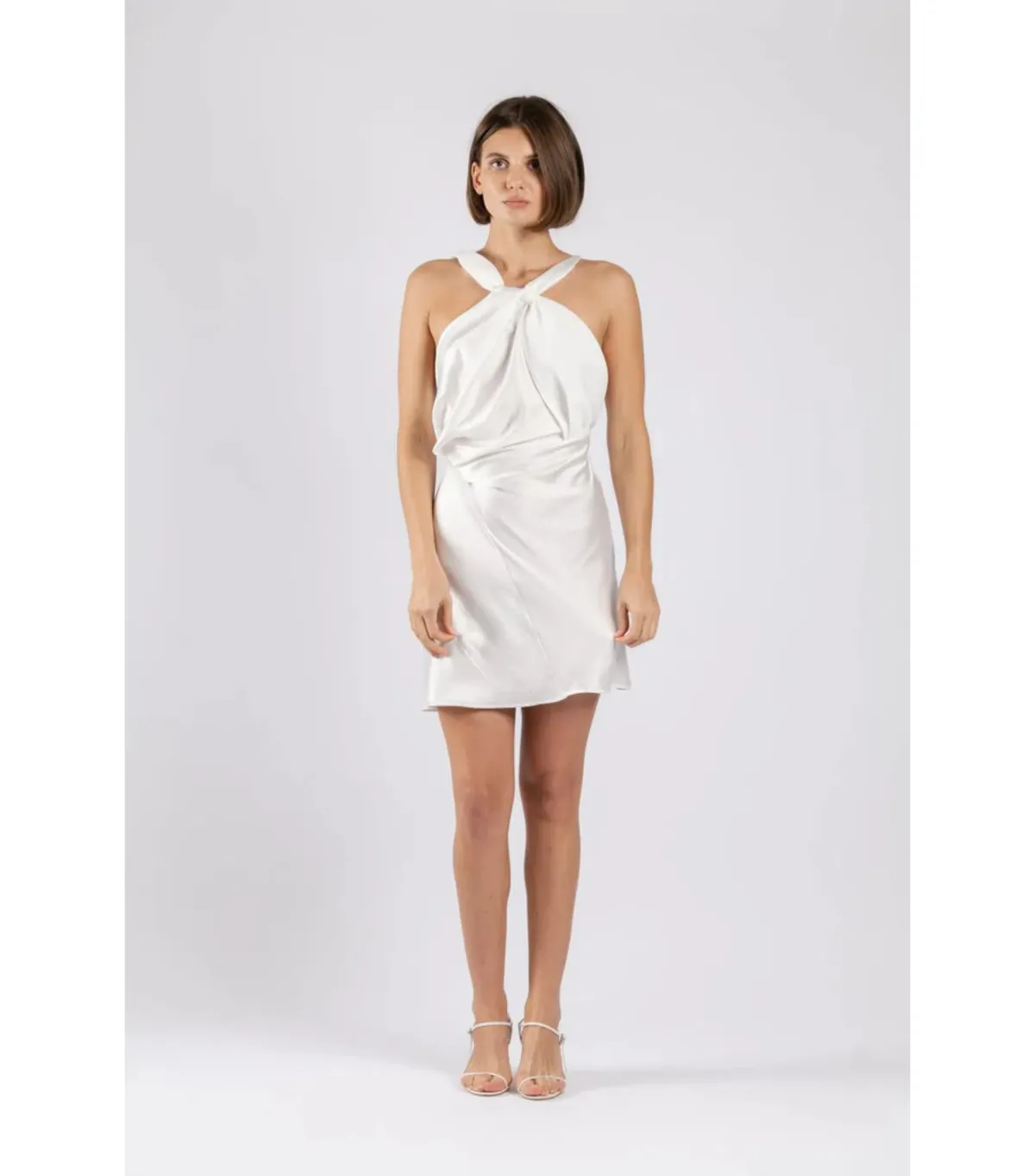 One Fell Swoop Audrey Mini Dress in White Size AU 10 - Image 1