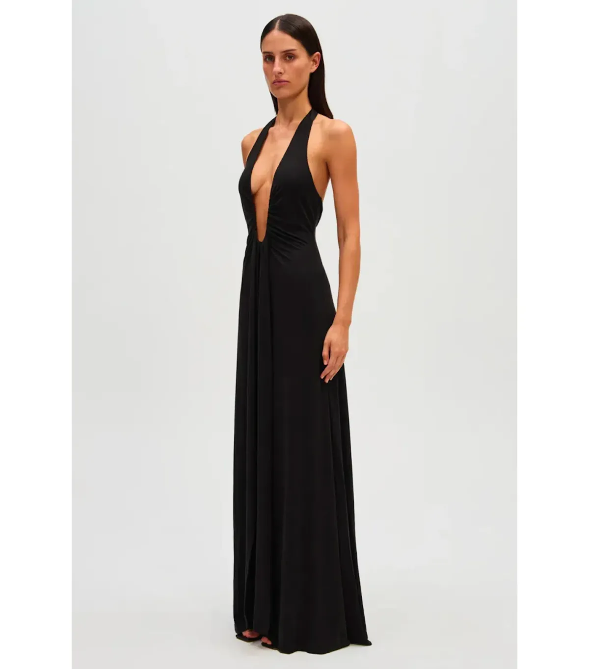 Misha Jennifer Cupro Maxi Dress in Black Size S / AU 8 - Image 2