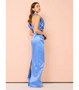 Rachel Gilbert Larna Gown Cornflower Blue Size 3 / AU 12  for rent on The Volte - image 3