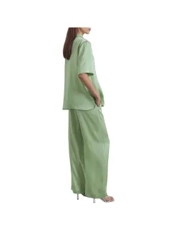 Viktoria & Woods Chorus Shirt Size 0 / AU 6 and Pilot Pants Size 1 / AU 8 Set in Tarragon Green for rent on The Volte - image 3