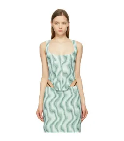 Miaou Swerve Corset and Midi Skirt Print Size S / AU 8  for rent on The Volte - image 2