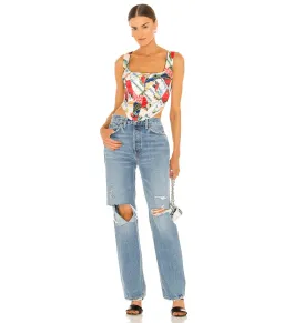 Miaou Campbell Corset in Figaro Size S / AU 8 for rent on The Volte - image 1