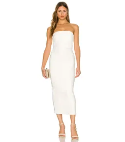 Bec & Bridge Noa Midi Dress Ivory Size AU 10 for rent on The Volte - image 1