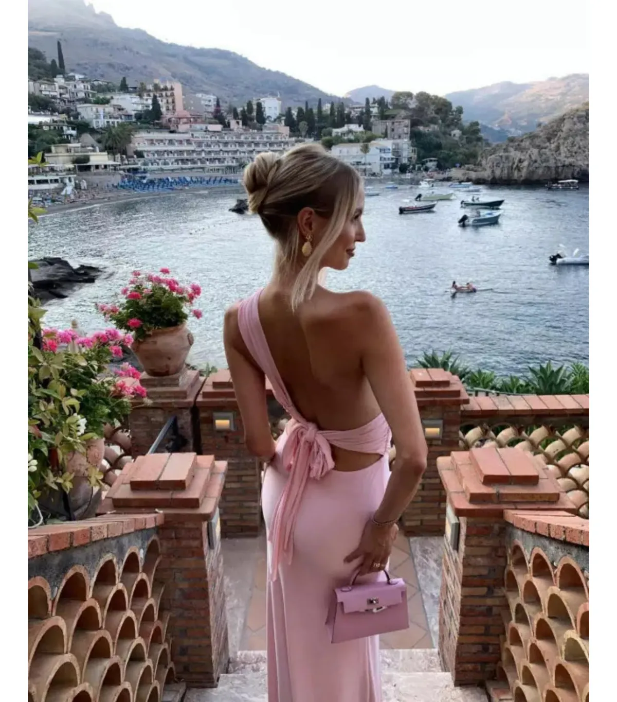 Natalie Rolt Fabienne Gown Blossom Pink Size 1 / AU 8-10 - Image 4