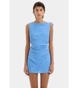 Sir the Label Ligera Mini Dress Cornflower Blue Size AU 8 for rent on The Volte - image 2
