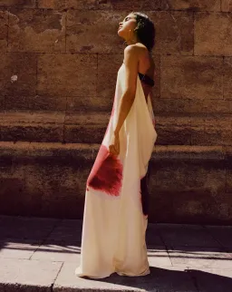 Rat & Boa Antheia Dress Cream Print Size L / AU 12  for rent on The Volte - image 2