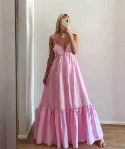 Steele Leonora Maxi Dress Pink Size M / Au 10 for rent on The Volte - image 4