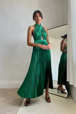 L'Idee Renaissance Gown in Bright Green Size AU 10  for rent on The Volte - image 8