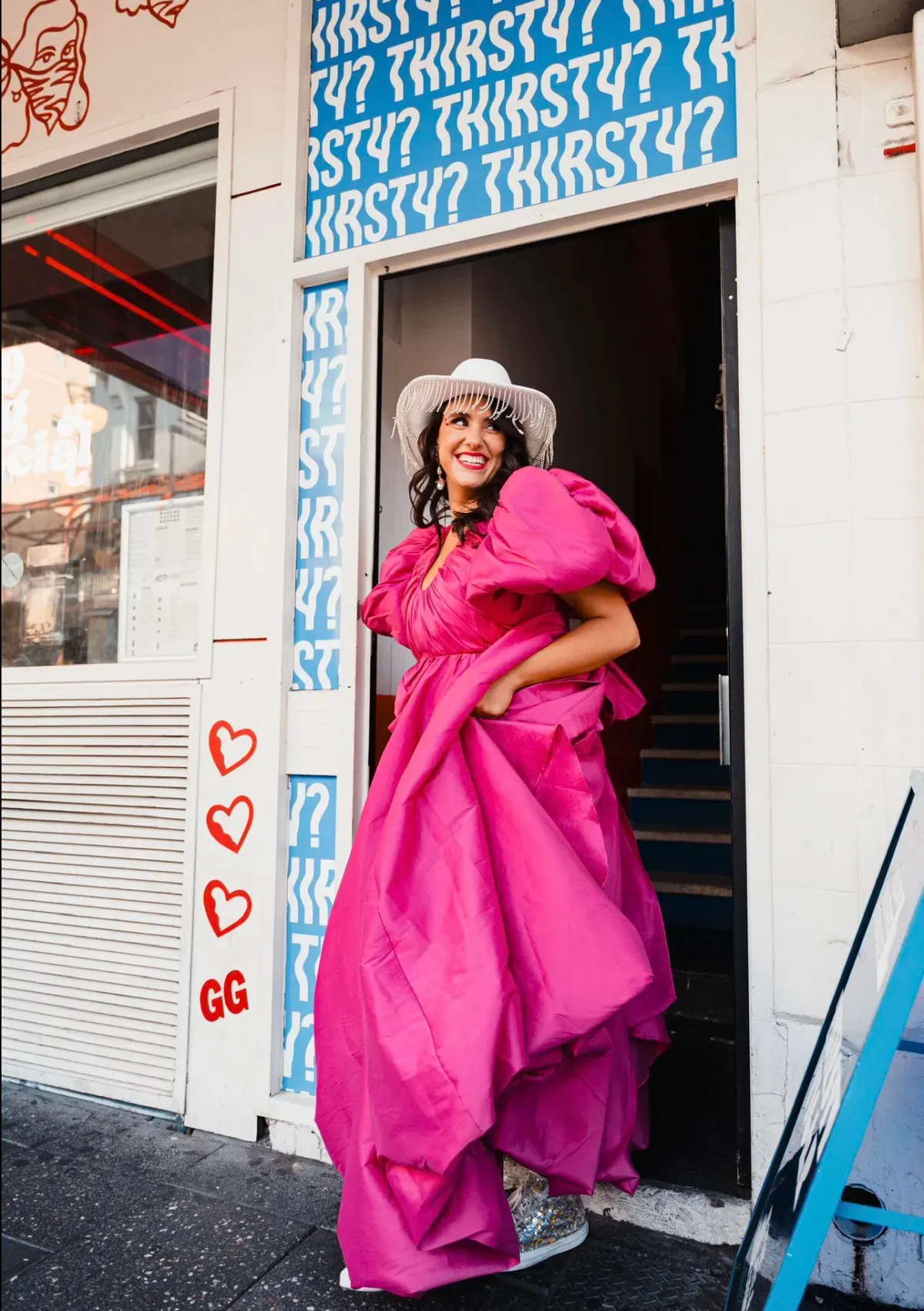 Aje Manifestation Gown Fuchsia Size 14 - Image 3