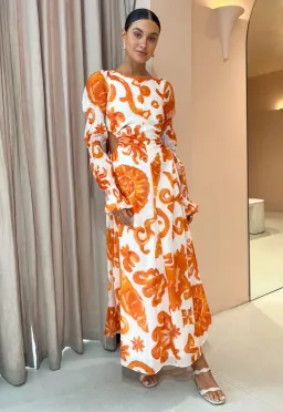 Kate Ford Elis Cut Out Gown Multi Size 4 / AU 14 for rent on The Volte - image 1