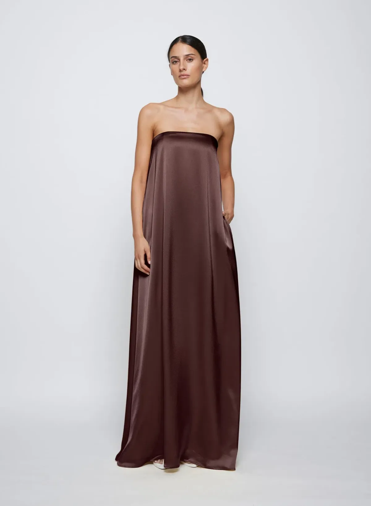 Anna Quan Delfina Dress in Shaved Chocolate Size 12 - Image 2