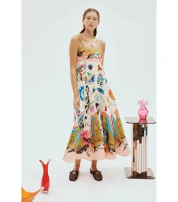 Alemais Evergreen Sundress Multi Size AU 10  for rent on The Volte - image 1