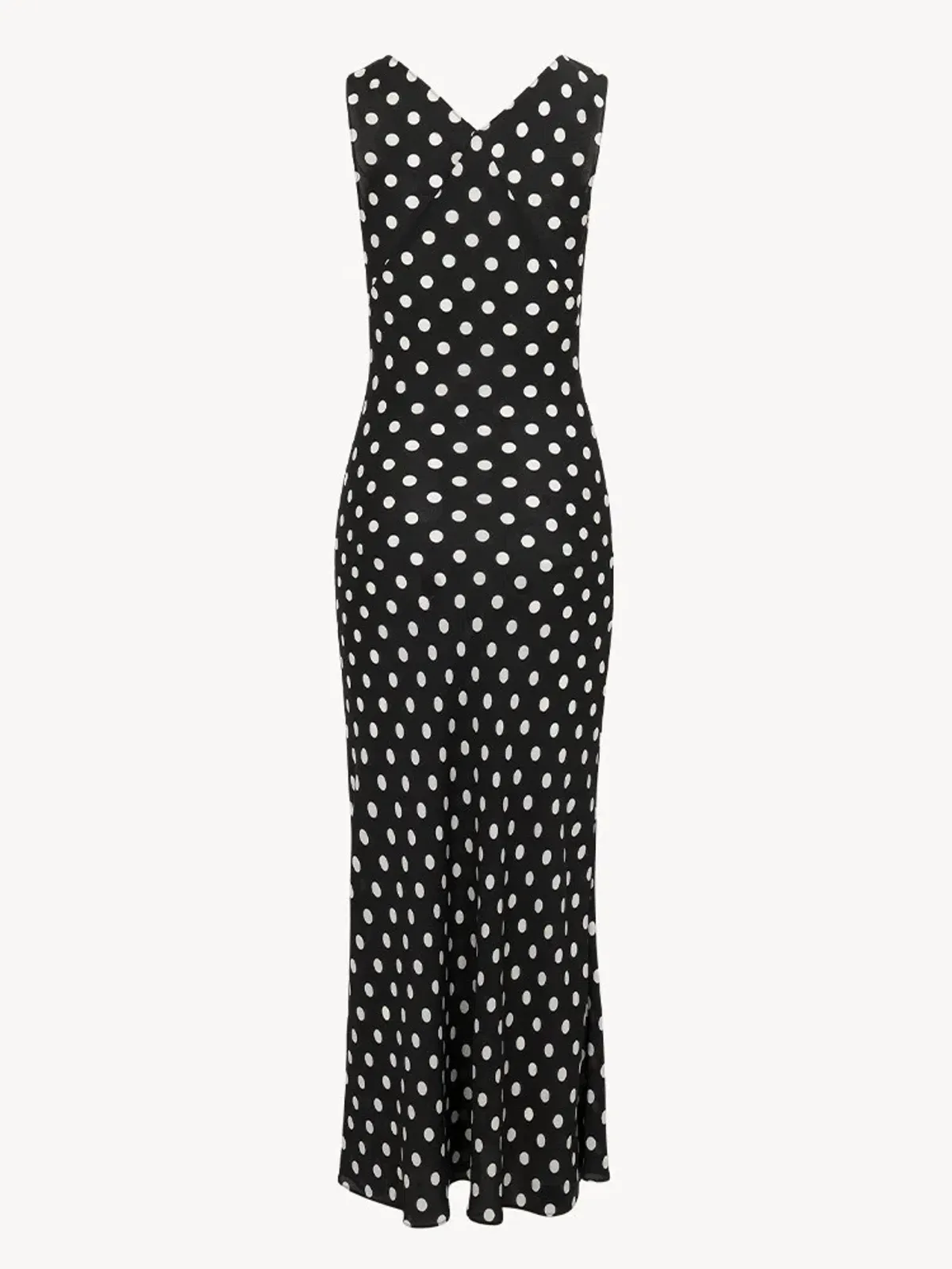 Realisation Par The Delphine Silk Maxi Dress in Midnight Spot Size M / AU 10 - Image 5