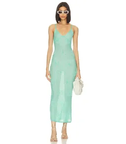 Asta Resort Delilah Dress in Aquamarine Size AU 8 for rent on The Volte - image 1