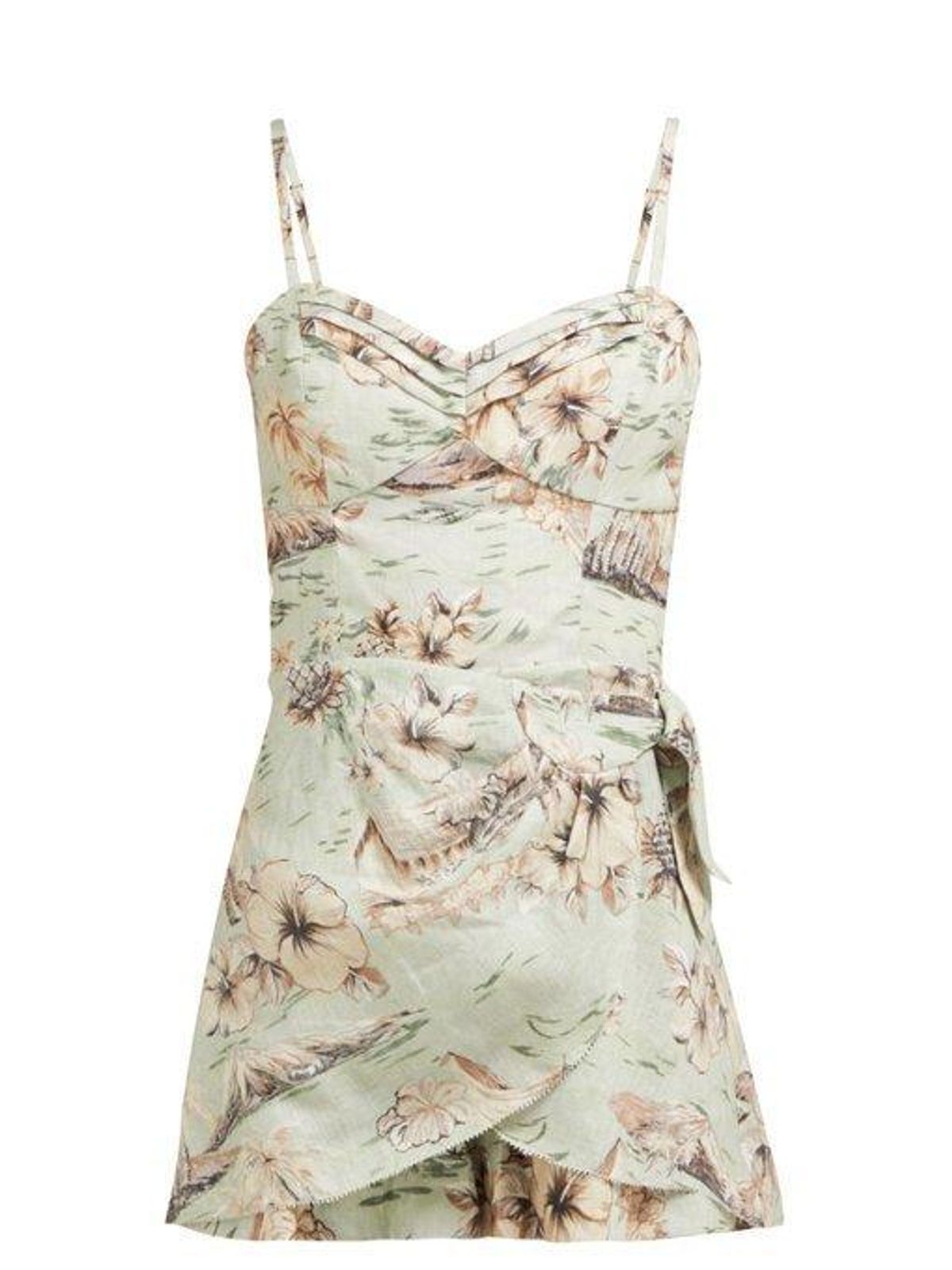 Zimmermann Wayfarer Wrap Playsuit Floral Size 2 / Au 12  - Image 3