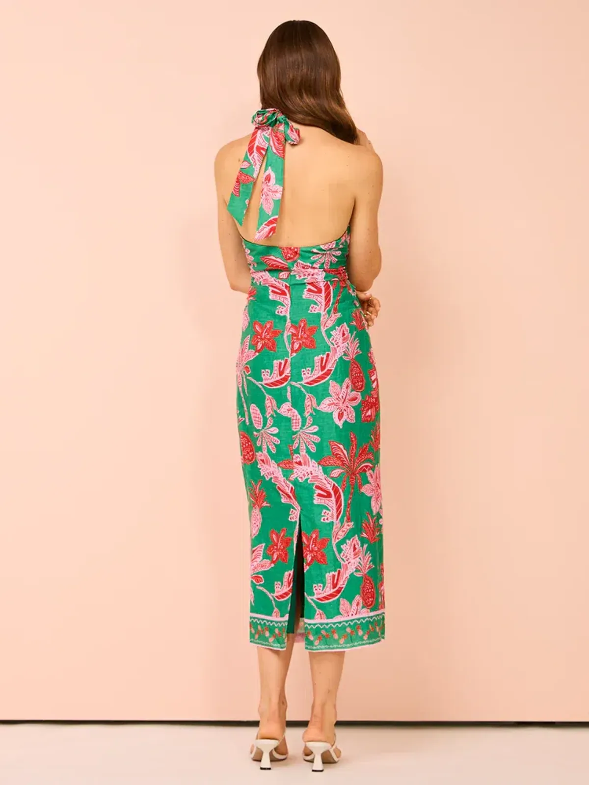 Ownley Kara Midi Dress Pineapple Print Size S / AU 8  - Image 6