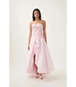 Aje Splendour Flower Gown Pastel Pink Size AU 8   for rent on The Volte - image 3