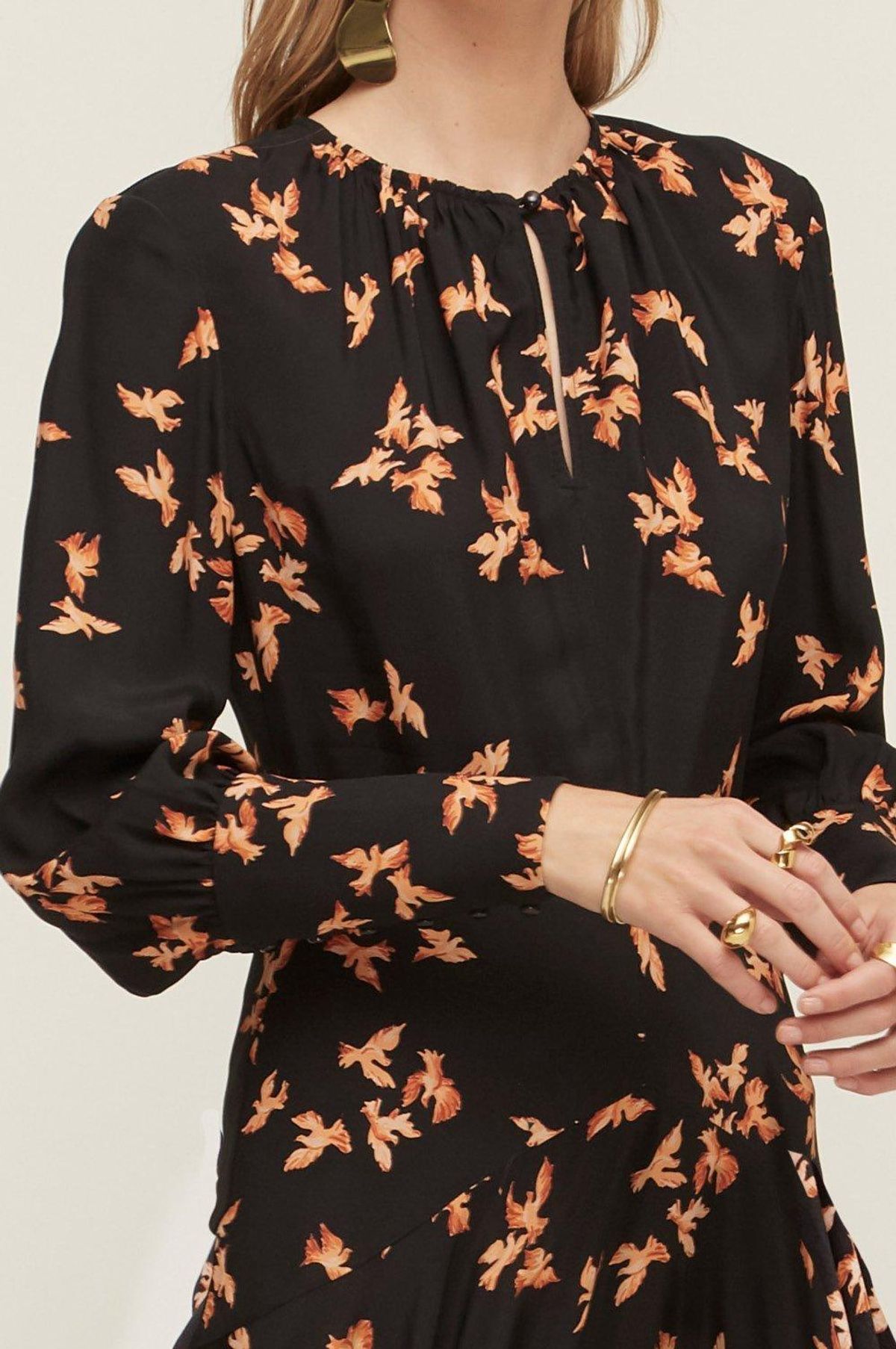 Lover the Label Dove Mini Dress Black Size 12 - Image 5