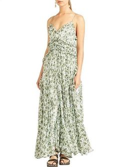 Lee Mathews Nina Silk Crinkle Cami Dress Floral Size 10 for rent on The Volte - image 3