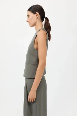 St.Agni Rouleau Vest in Smokey Olive Size S / AU 8  for rent on The Volte - image 2