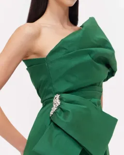 Rachel Gilbert Archer Dress in Green Size 10/M for rent on The Volte - image 4