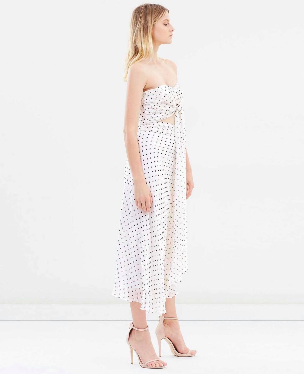 Bec & Bridge Little Cuba Tie Top & Skirt Polka Dot Print Size AU 8 - Image 2