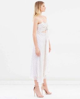 Bec & Bridge Little Cuba Tie Top & Skirt Polka Dot Print Size AU 8 for rent on The Volte - image 2