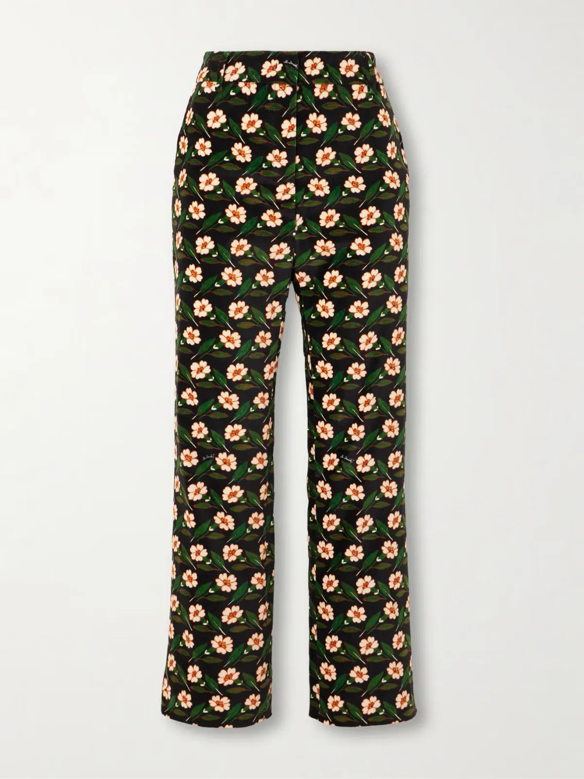 La Double J 24/7 Pants Mayfair Black in Cotton Velvet Size XS / AU 6 - Image 3