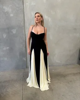 Arcina Ori Paloma Dress Black/White Size AU 10 for rent on The Volte - image 1