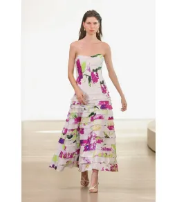 Aje Victoria Gown in Wild Hydrangea Size AU 8 for rent on The Volte - image 2