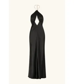 Shona Joy Lydie Chain Halter Neck Dress Black Size AU 8  for rent on The Volte - image 7