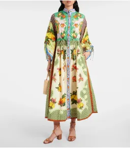 Alemais Lemonis Midi Shirt Dress Multi Size AU 14 for rent on The Volte - image 2