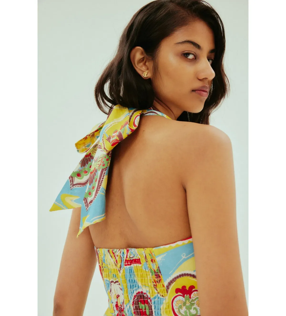 Alemais Emilio Midi Dress Multi Size 8 - Image 2