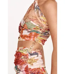 She Is OLLÁ Ophelia Midi Dress in Victor Print Size M / AU 10 for rent on The Volte - image 5