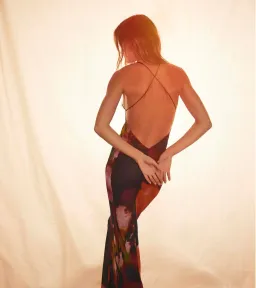 Rat & Boa Paola Floral Slip Dress Abstract Floral Size 10 for rent on The Volte - image 2