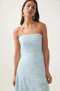 Aje Soundscape Maxi Dress Seabreeze Size S / AU 8 for rent on The Volte - image 2