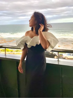 Sheike Margot Dress Black/White Size AU 10  for rent on The Volte - image 3