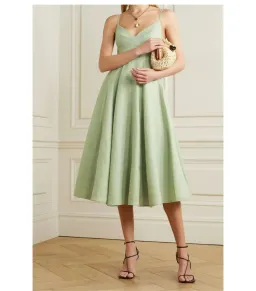 Zimmermann Dancer Picnic Dress Sage Size 0 / AU 8 for rent on The Volte - image 1