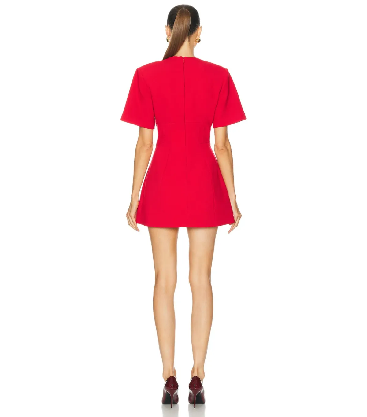 Rachel Gilbert Dover Mini Dress Red Size 1 / AU 8  - Image 3