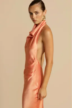 Arcina Ori Gaia Maxi Dress in Papaya Size XS / AU 6 for rent on The Volte - image 13